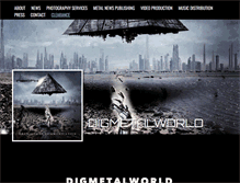 Tablet Screenshot of label.digmetalworld.com