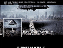 Tablet Screenshot of music.digmetalworld.com